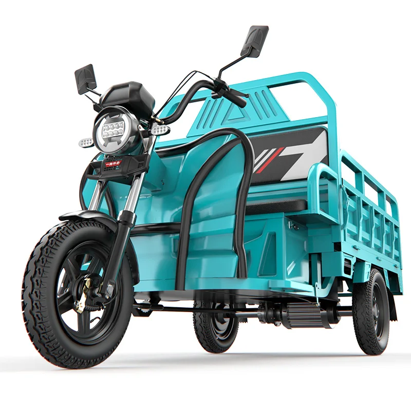 High-quality aluminum alloy large-capacity cargo delivery truck electric tricycle