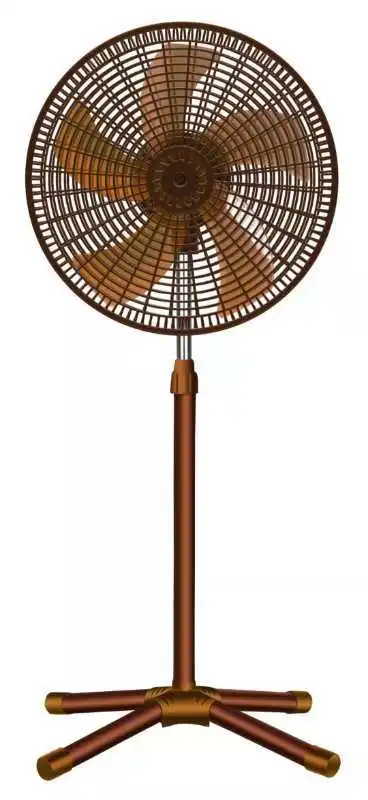 Hight quantity 18 inch plastic stand fan with cross base for household(Africa style)