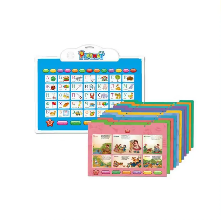 Factory Customize Language ABC Alphabet Learning Wall Talking Poster Chart for Kids