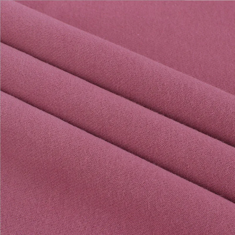  Wholesale Brushed 250-420 Gsm Fleece Fabric 100% Polyester Plush Terry Loop Jersey Knit For