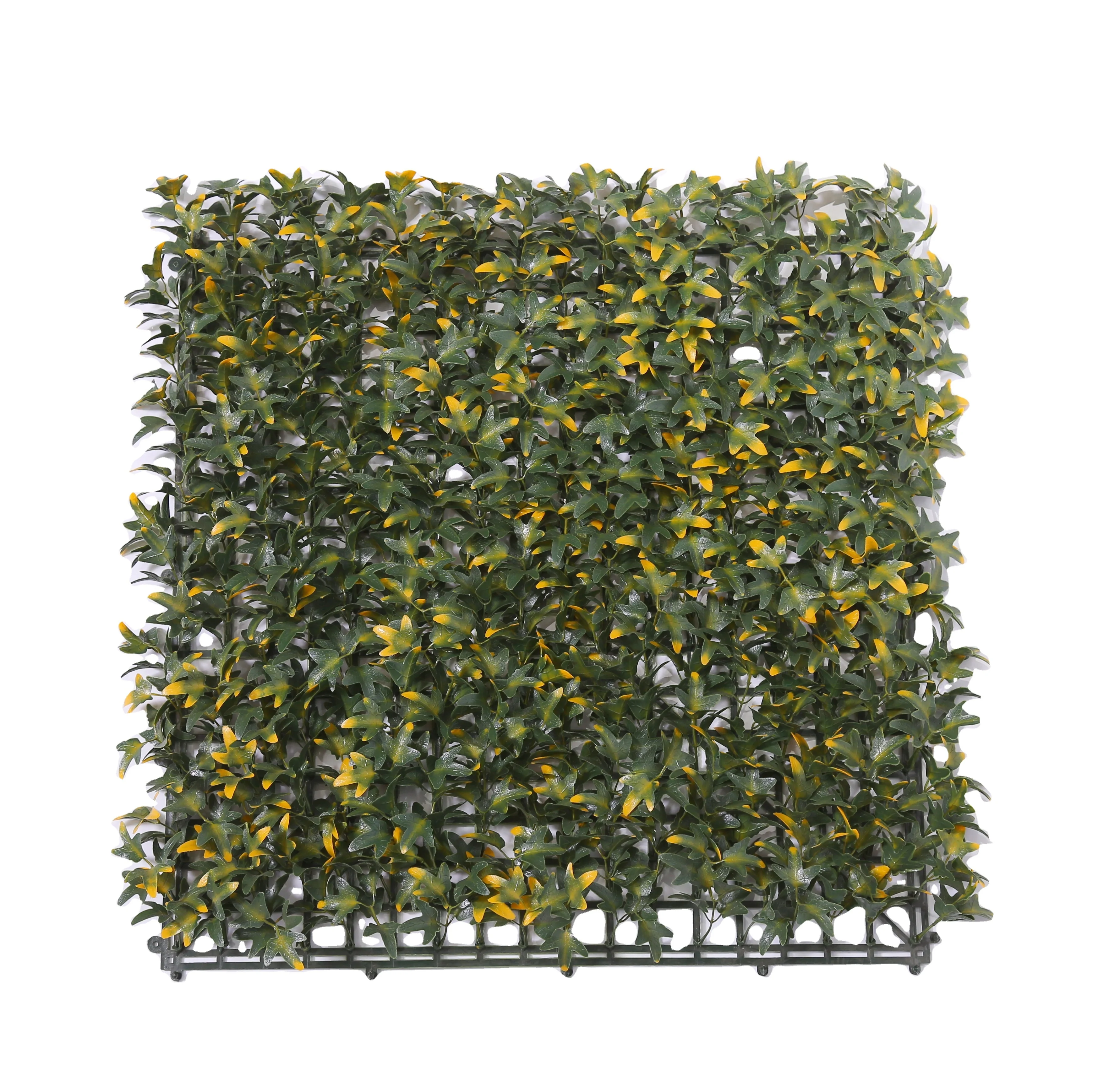 Plastic Flower and Green Plant Wall Decoration Artificial Fake Flower and Plant Wall Frame Landscape Wall Accessories