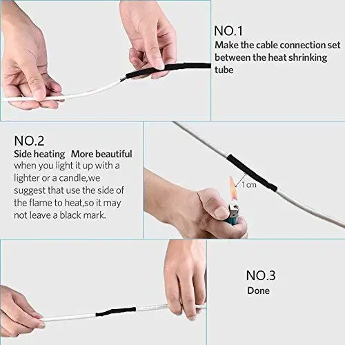 Hampoolgroup Wholesale Insulation Different Sizes Motor Heat Shrinkable Tubing with Glue For Wires Repair