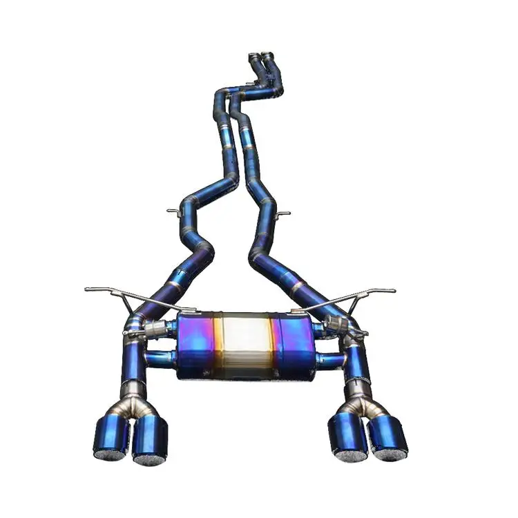 High Performance Titanium alloy Exhaust System Valvetronic Cat-back Exhaust Pipes For BMW M3 M4 f80 f82 exhaust