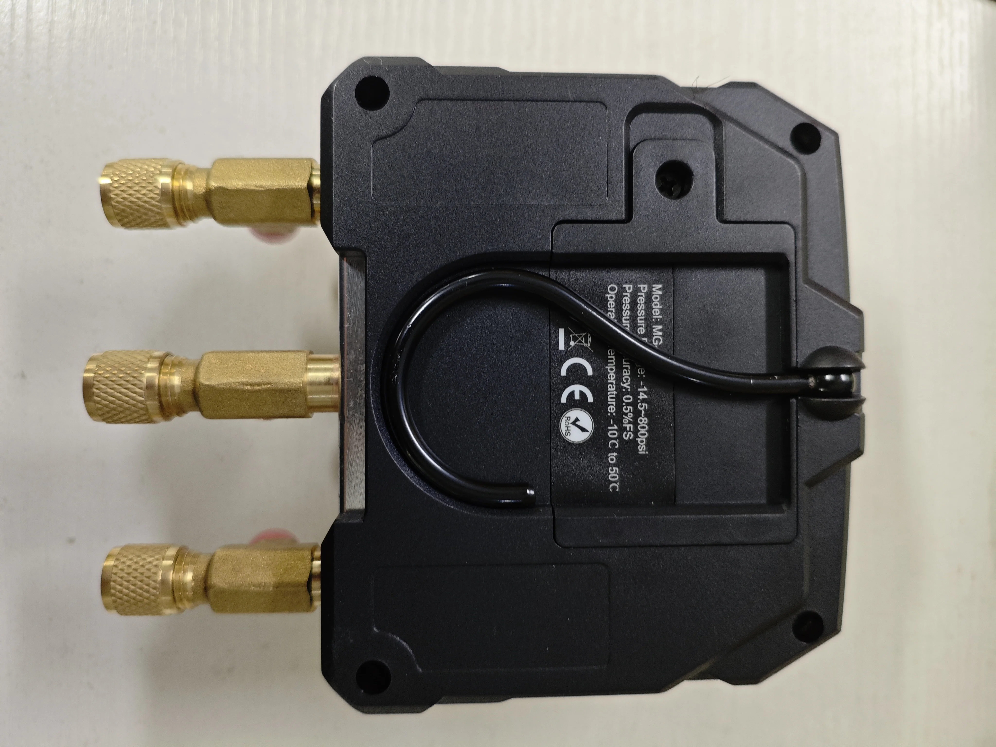 Digital Manifold Gauge App Control AC Gauges Auto A/C Service HVAC Intelligent Refrigerant Pressure Gauge Temp&Vacuum Test Meter