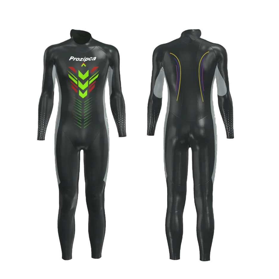 Swimming Suit Plus Size Men Zipperless Blind Stitch Neoprene Smooth Skin Triathlon Wetsuit Dry suit scuba diving