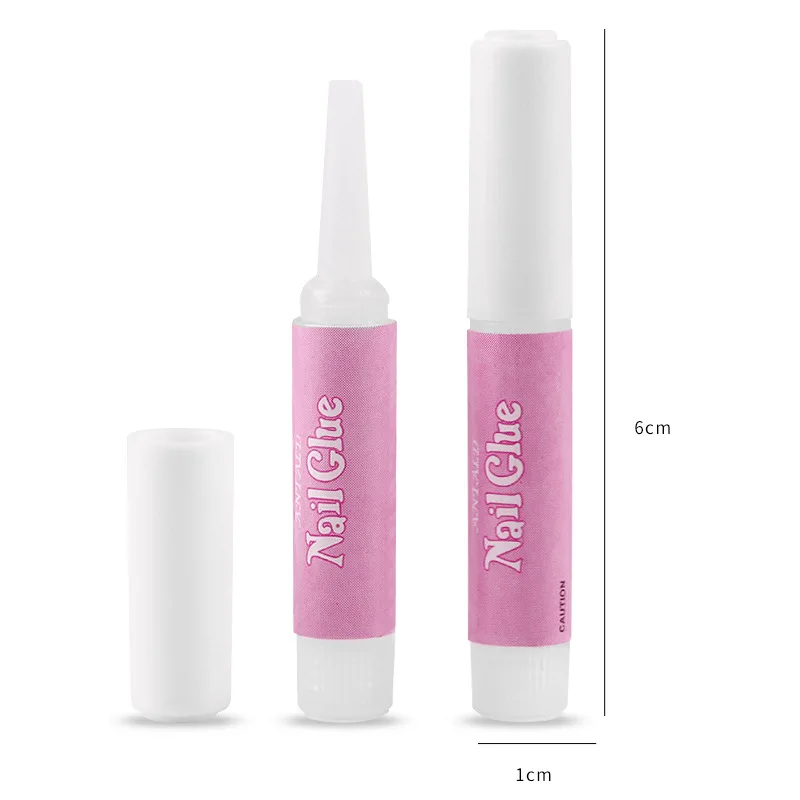 Quick-drying Non-toxic Strong Long Lasting cyanoacrylate uv glue for nail stick on nail mini nail glue set