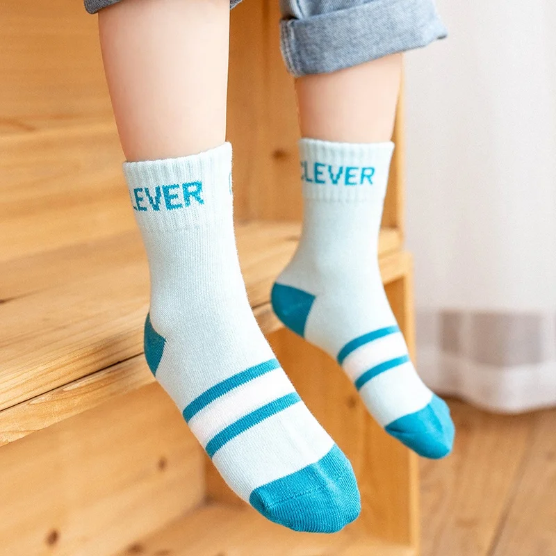 baby boy ruffle school children Cartoon cotton kid socks of anti slip