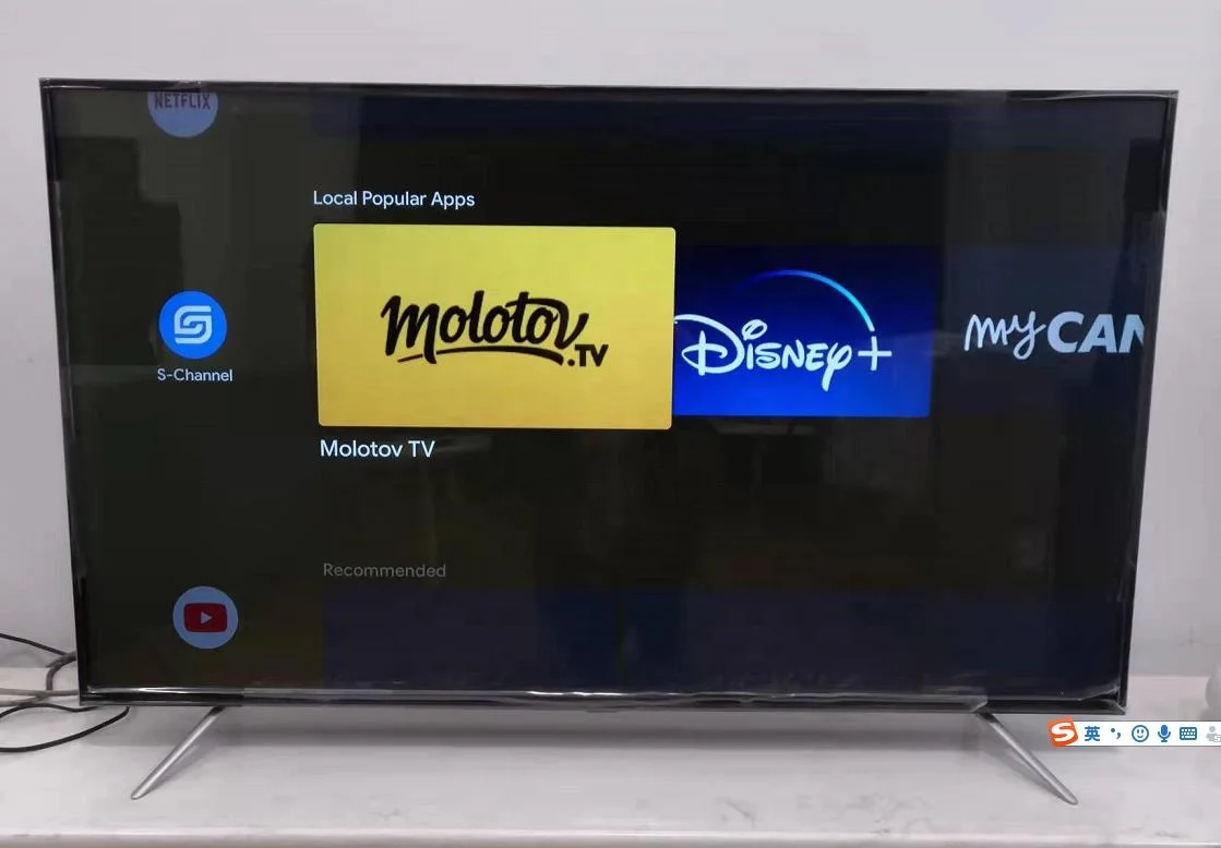 classic french brand schneider smart tv new arrival special design 4k 50inch android system high reputation most cost effective