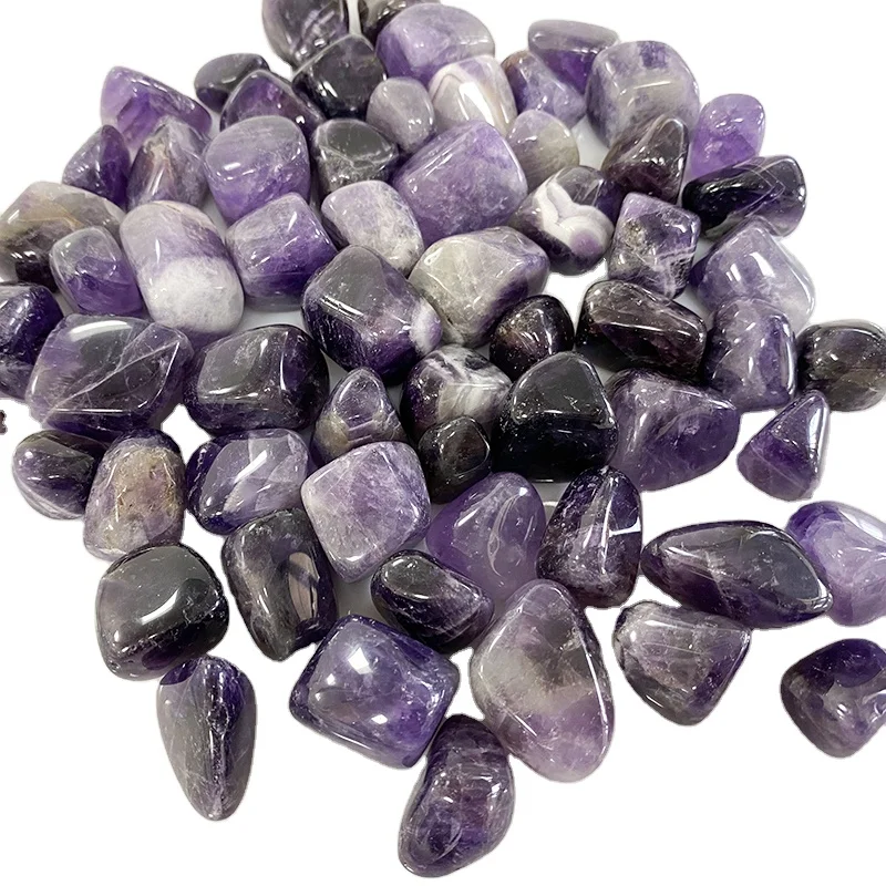 custom 2cm gems blocks cube tumbled crystals stone gemstone polished amethyst cube tumble