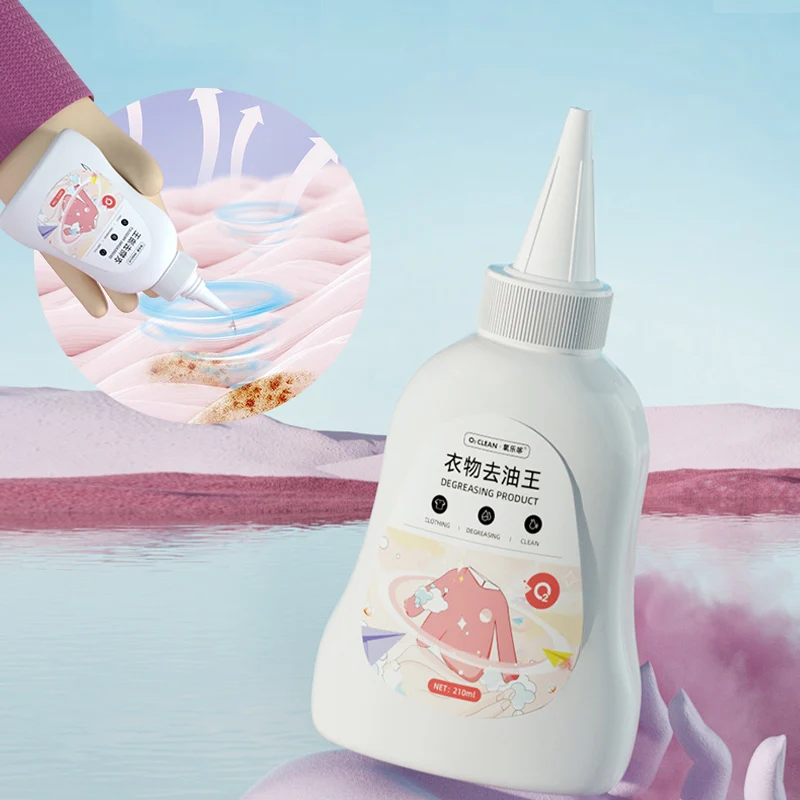 Colour Clothes Oil Stain Remover Cleaner Detergent Liquid Biological Enzyme Laundry Oil Stain Cleaner Apparel Cleaning Carton