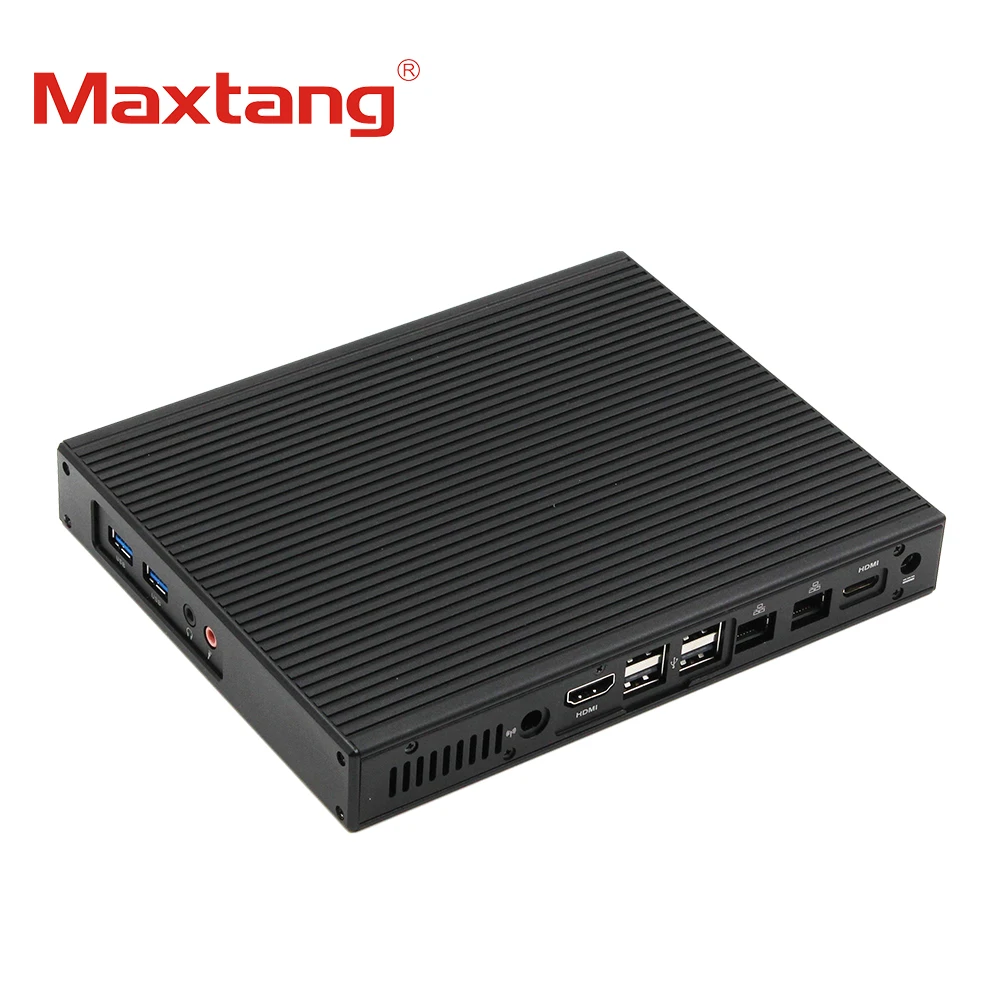 Maxtang Intel Broadwell Processors fanless embedded mini pc HDMI mini-HDMI SATA3.0 mSATA 2USB3.2  4USB2.0 mini computer gaming