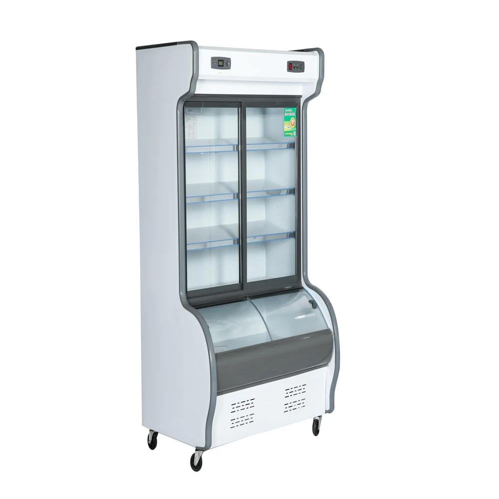 Display fridge glass door for vegetable and fruit preservation