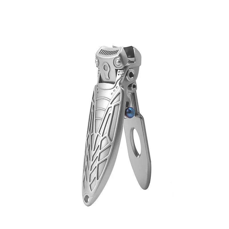 Modern Stainless Steel Heavy Duty Wide Jaw Fingernail Clippers with Concave Blade