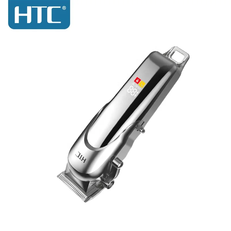 HTC CT-8087 Newest Professional Barber&Home Use Strong Power LED Lithium Battery Hair Clipper