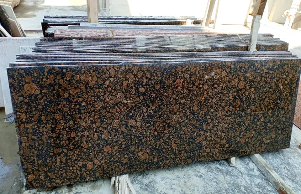 Wholesale Baltic Brown Granite Natural Stone in Kitchen Counter Outdoor Wall Cladding Floor Driveway Paving Tile