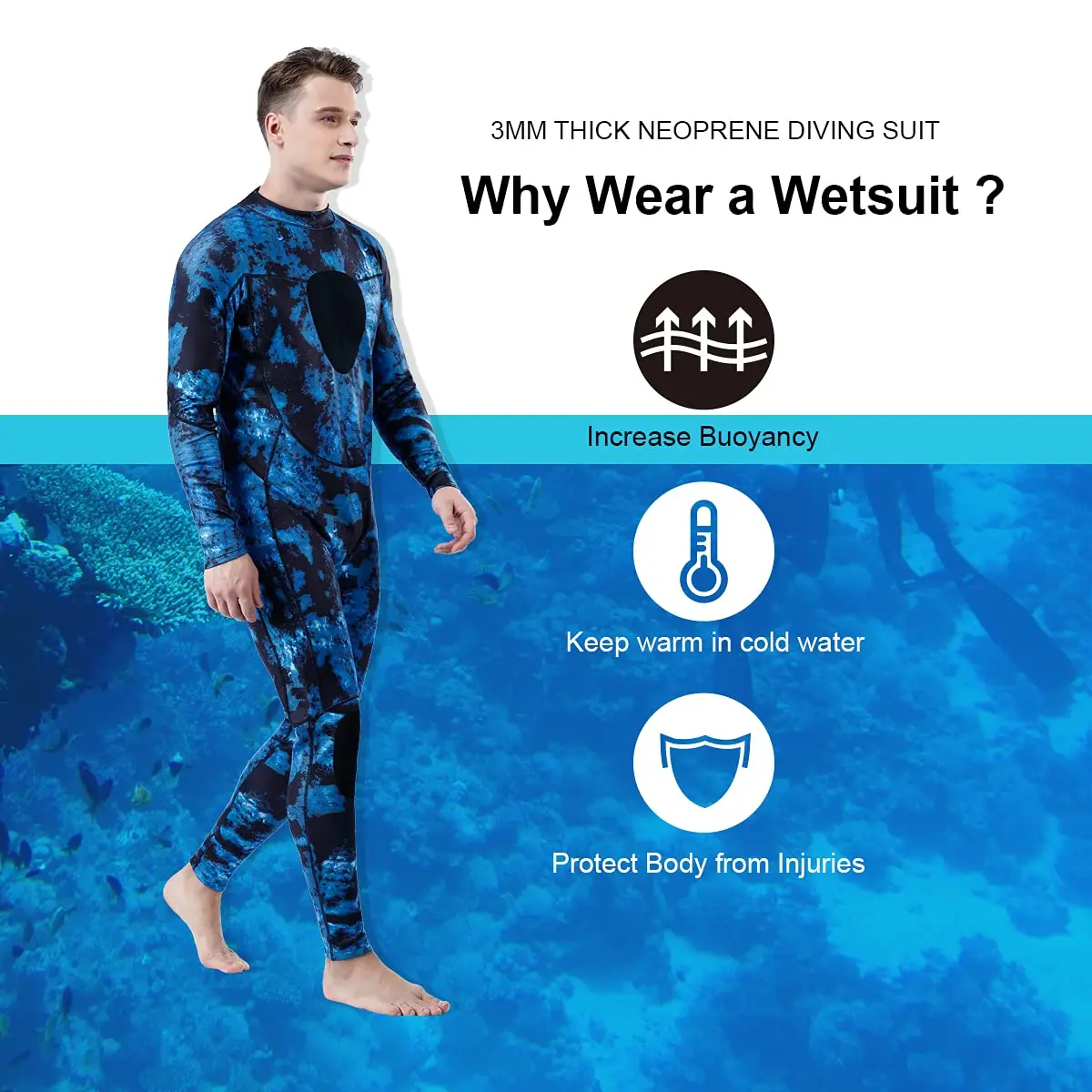 OEM Top Selling 3mm 5mm 7mm Diving Spearfishing suit,Camouflage Neoprene Hoodie Full Body Spearfishing Wetsuit