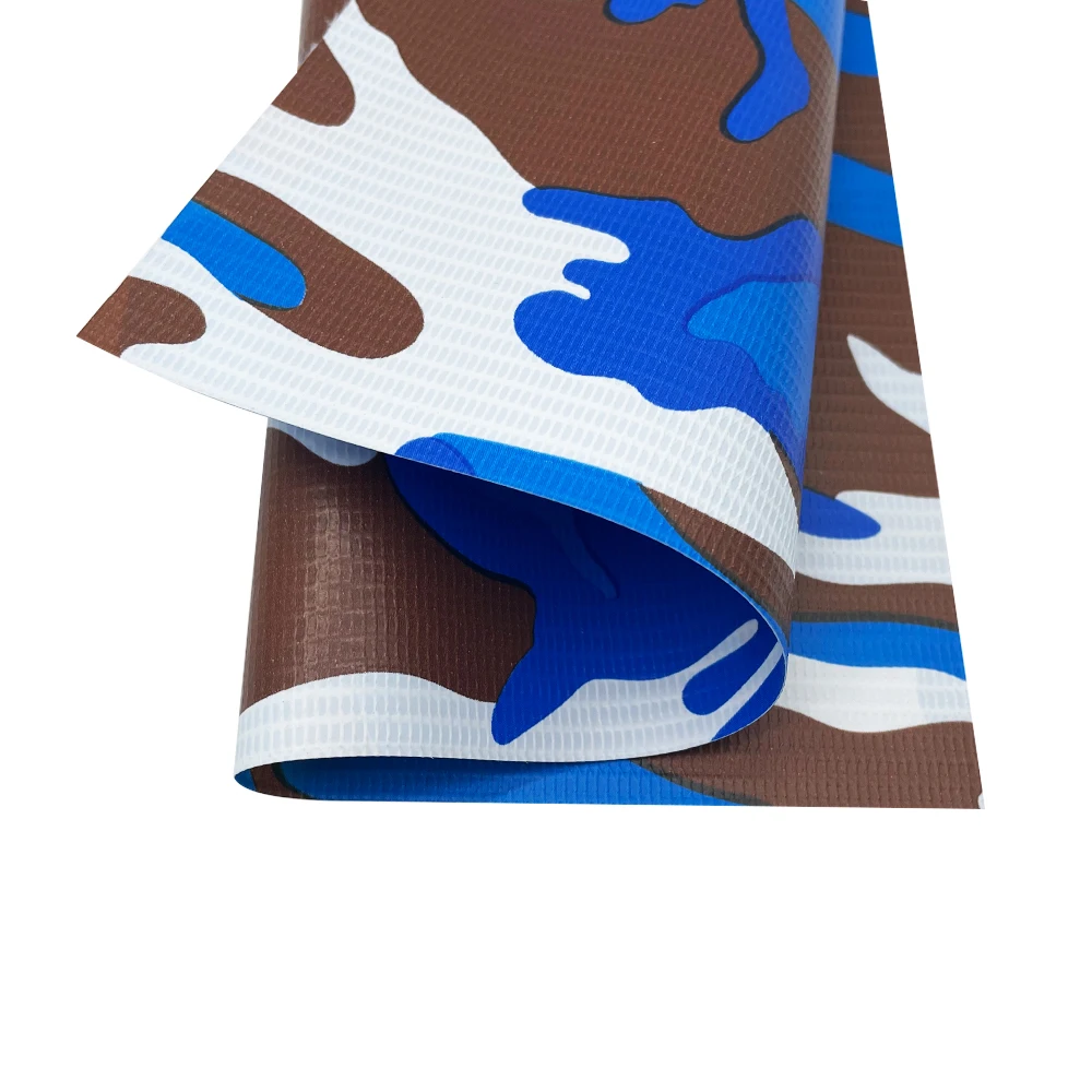 
Factory military tarpaulin pvc camouflage waterproof fabric for tent 