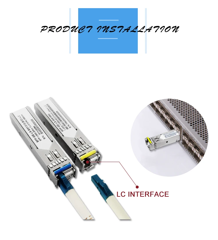 Hot Sell 1.25GB SFP Transceiver 20KM 1310/1550nmmodulos transceptoresSM FullyCompatible WithCISCO Huawei   Fiber Optic Equipment