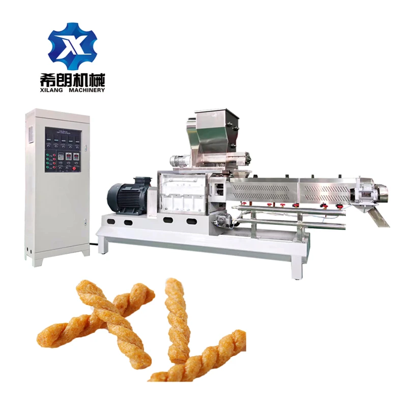 Fried Flour Snacks Fried Twist production line 400-500 kg/h Fried Chips Snacks Machinery