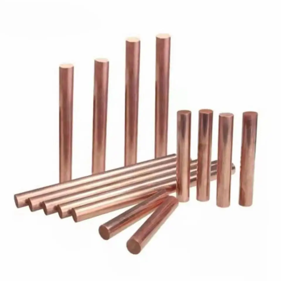 C12200 C18980 C15715 8mm 99.99% Pure Round Copper Brass Rod Bar