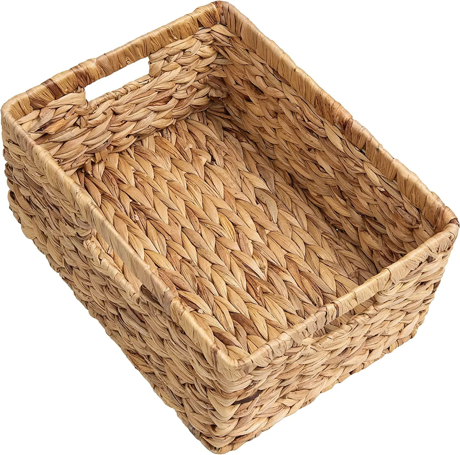 New Design Good Quality Hand-woven Durable Living Room Storage Water Hyacinth Basket