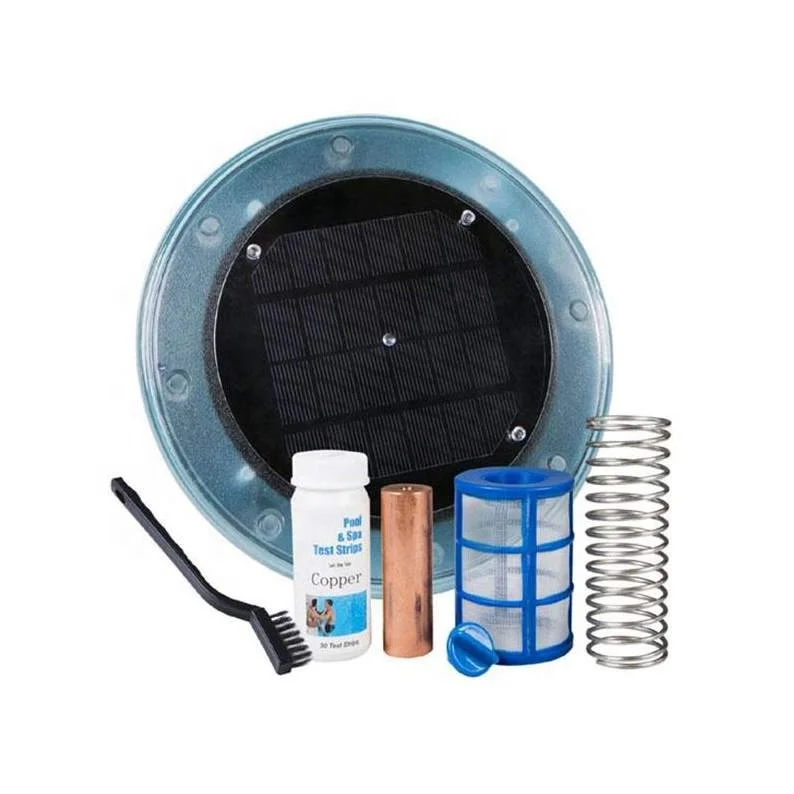 High Quality Swimming Pool Purification Floating Solar Ionizer Swimming Pool Cleaner Solar pool ionizer