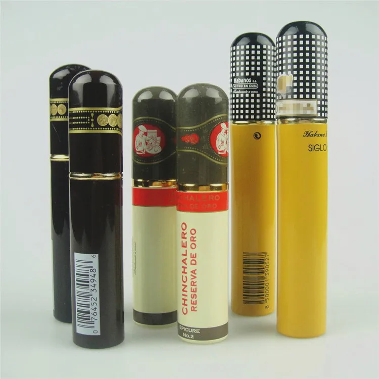 aluminum cigar pre roll doob wed child proof smell proof lid tube