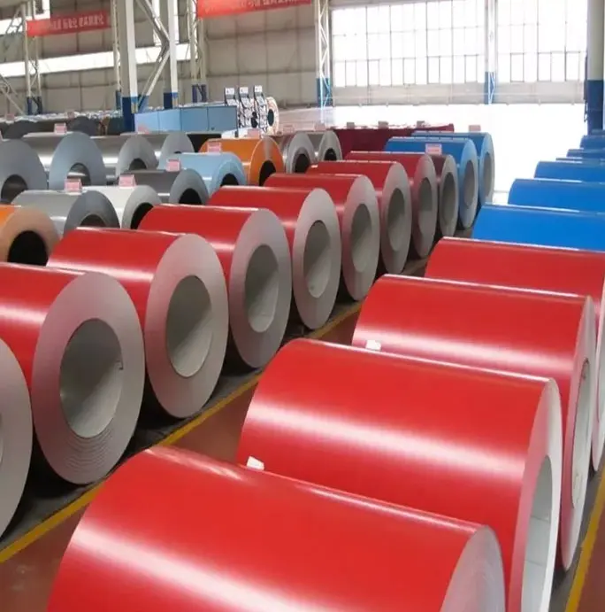 tata color coated steel roofing sheet coil coated galvanized steel   Hot Selling PPGI Coil Color Coated/ Prepainted Steel prime