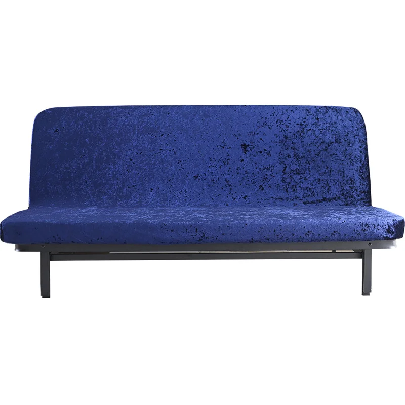 Чехол на стул без подлокотников Accent Futon эластичный Бархатный I-образной формы для дивана кровати чехлы из