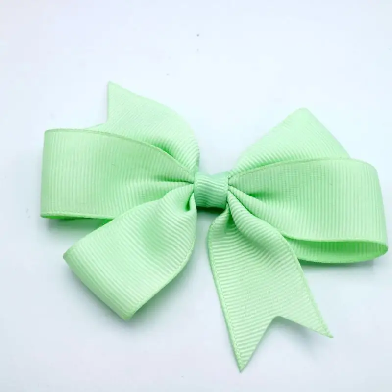 Factory wholesale cheap beautiful  Pre tied wired Grosgrain Ribbon Bows  4 Loop Ribbon Bow  customization Ribbon flowers