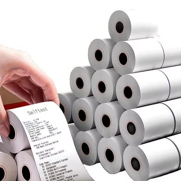 Ensuer Quality Printer 57*40mm Cash Register Receipt Tape Pos Roll Machine Printing Thermal Paper with Reasonable Price