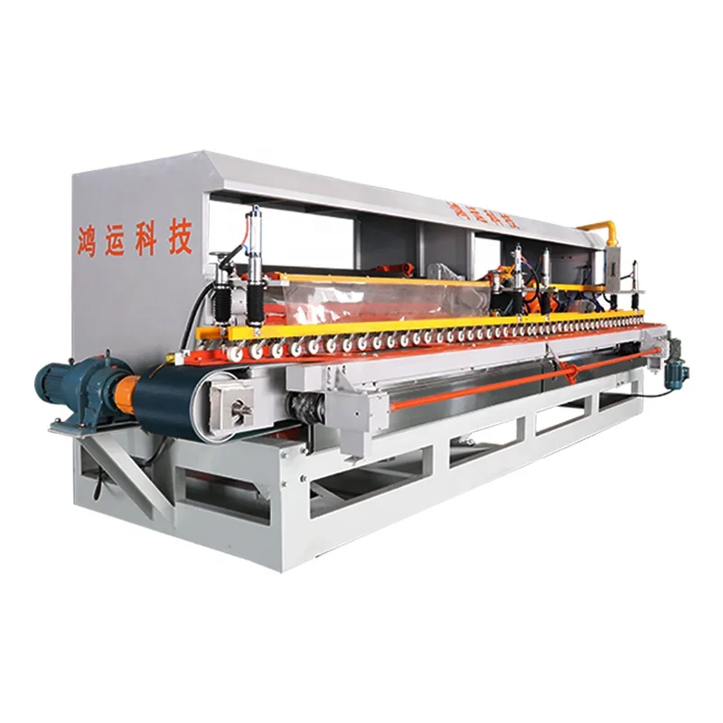 8 10Head Marble Granite Stone Line Edge Polisher strip porcelain 6 head polishing line Tile Squaring Ceramic Processing Machine