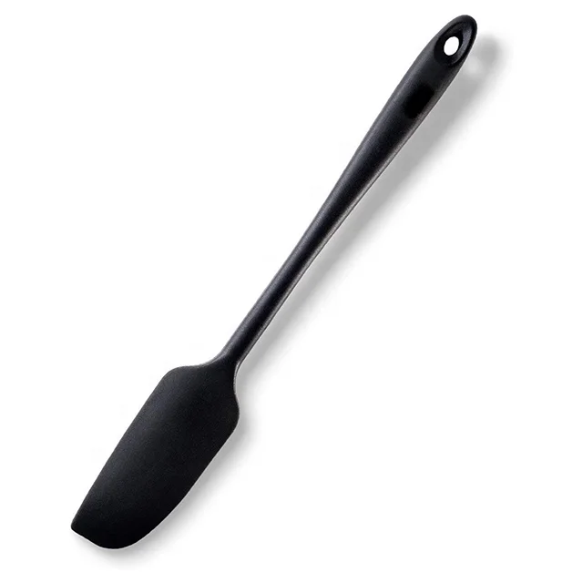 Seamless Series Long Handle Silicone Jar Spatula BPA Free Silicone Scraper for  Blenders