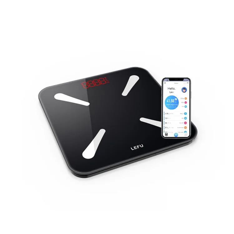 led display bathroom scale digital body weight glass scale bluetooth sdk smart scale tuya