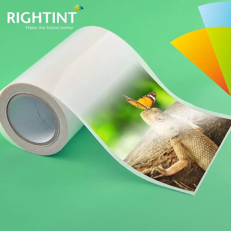 Premium Quality Printable Vinyl Inkjet Self Adhesive Clear PET In Roll For Custom Packaging Labels