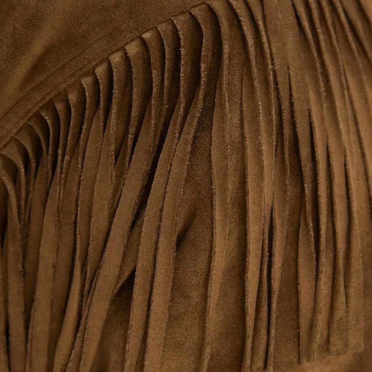 Factory Sale Stretch knitted Faux Double Sided Suede 400gsm 10% Spandex 90% Polyester Faux Bull Suede Stamping Foil Fabric