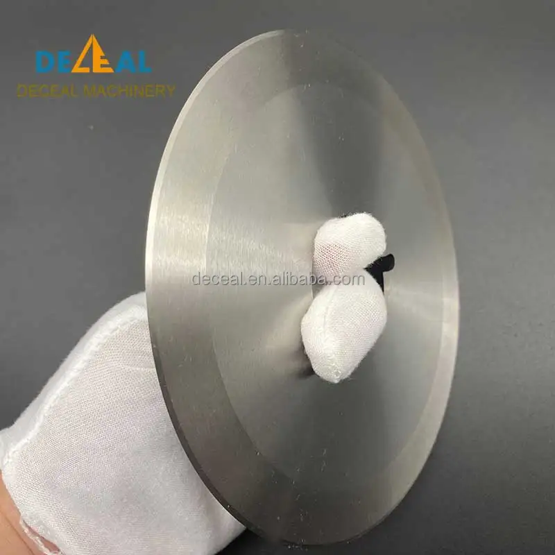 custom made hss round blade for cutting film foam foil graphite