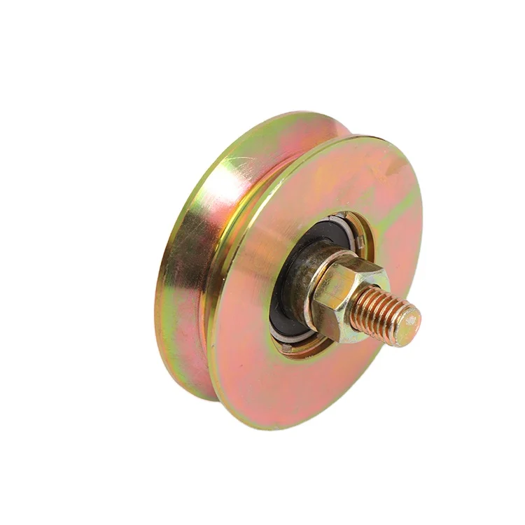 Hot And Popular Sliding Gate Double Roller Wheel Pulley Groove U/v/y Type