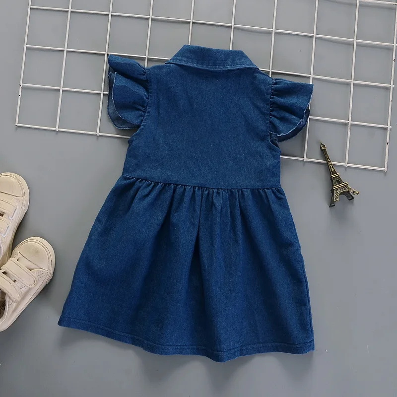 Baby Girl Dress Clothes Jeans Skirts Children Kids Girls Denim Clothing Skirt Toddler Infant Jumper Skirt
