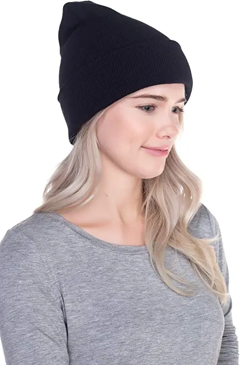 Amzaon Hot Selling Products Premium Customize Merino Wool Knit Lana Crochet Beanie Winter Toque Caps