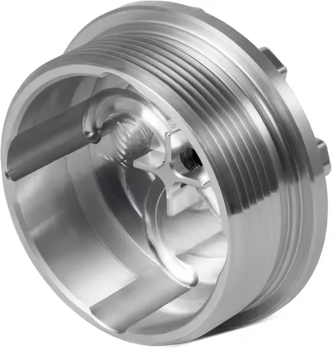 Крышка топливного фильтра из алюминия изготовленная на станке с ЧПУ для дизельных двигателей Ford Powerstroke 2003 2007 заказ