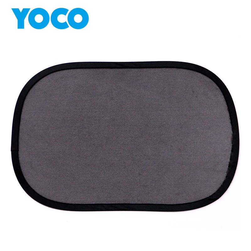 Hot selling window sunshade curtain car static cling car sunshade with logo universal nylon sunshade for car