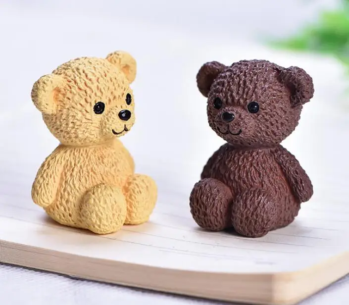 Дикие животные сад Игрушка Мишки Тедди фигурка смола/пластиковый Медведь