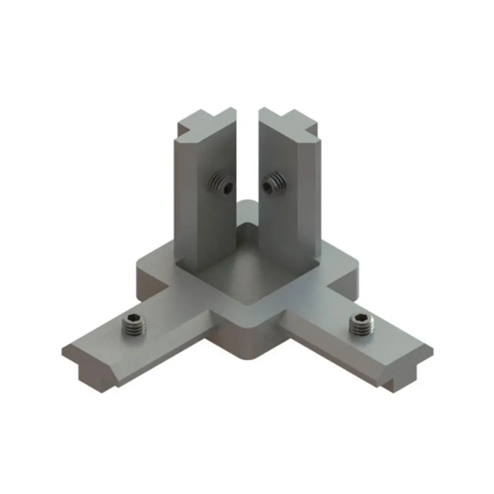 Wholesale 2020 Series 3-way End Corner Connector Bracket for 6mm T Slot Aluminum Extrusion Profile Rail 3D Printer Accessories