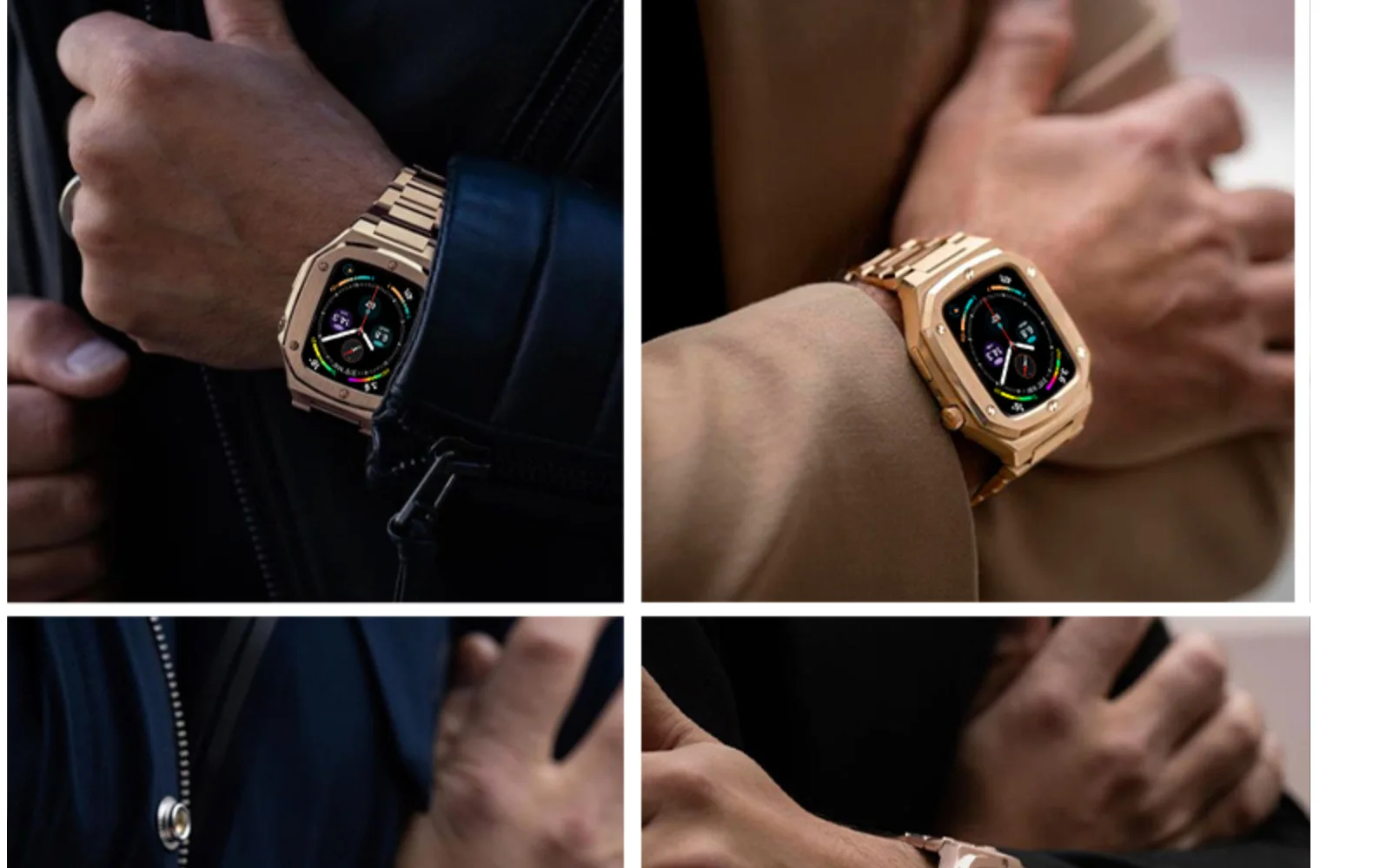  OEM принимает модный корпус из нержавеющей стали No Smart 44 мм для Apple Iwatch серии