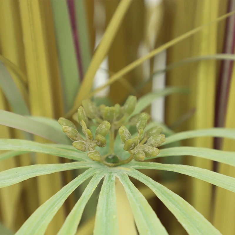 CC Factory New Design Faux Spring Onion Grass in Pot Plastic Artificial Plant for Home Decoration 037