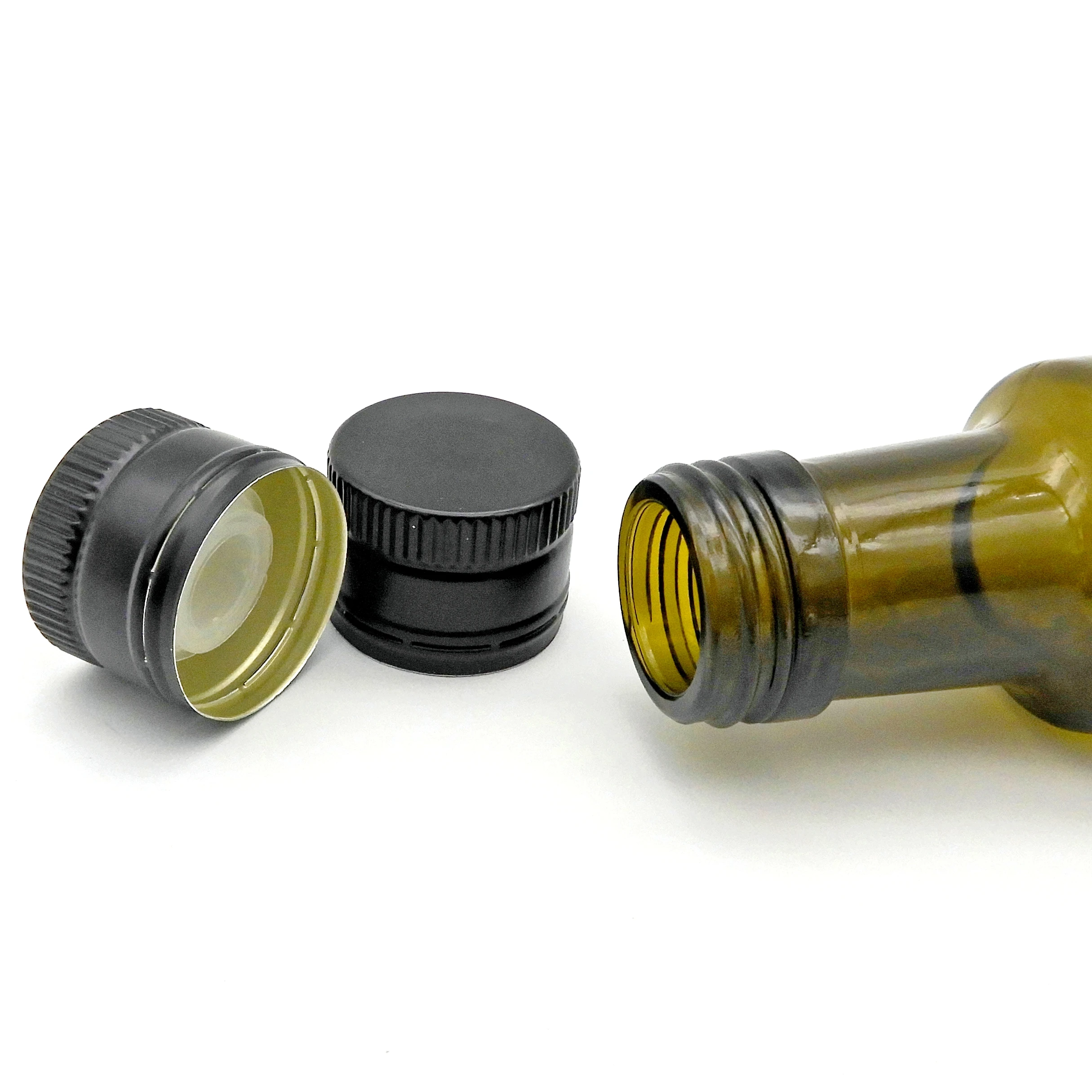 100ml 250ml 500ml 750ml 1000ml Glass Amber Olive Oil Bottles Round and Square Shape Cooking Oil Bottles