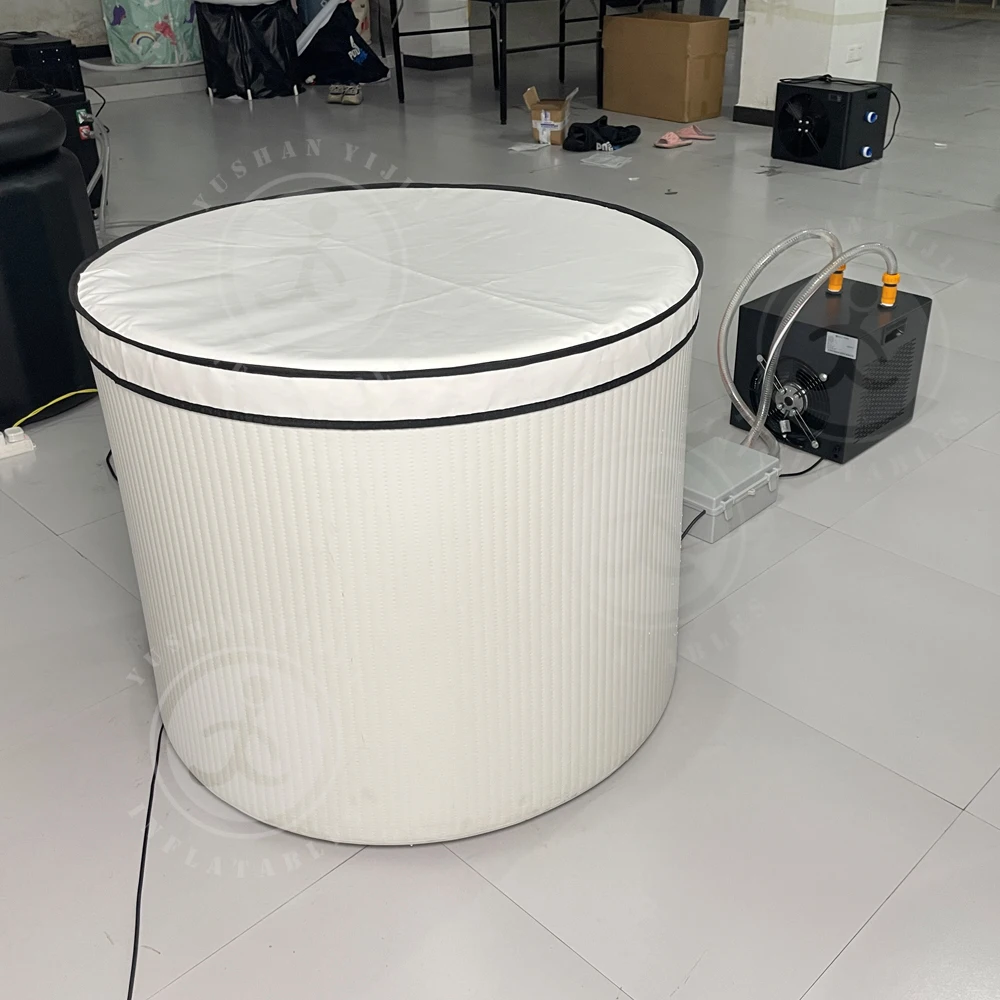 Outdoor 1/2 Hp 1hp 2 Hp Air Cooled Pool Wifi Connect Cold Plunge  Recovery Water Heater And Chiller  For Athletes