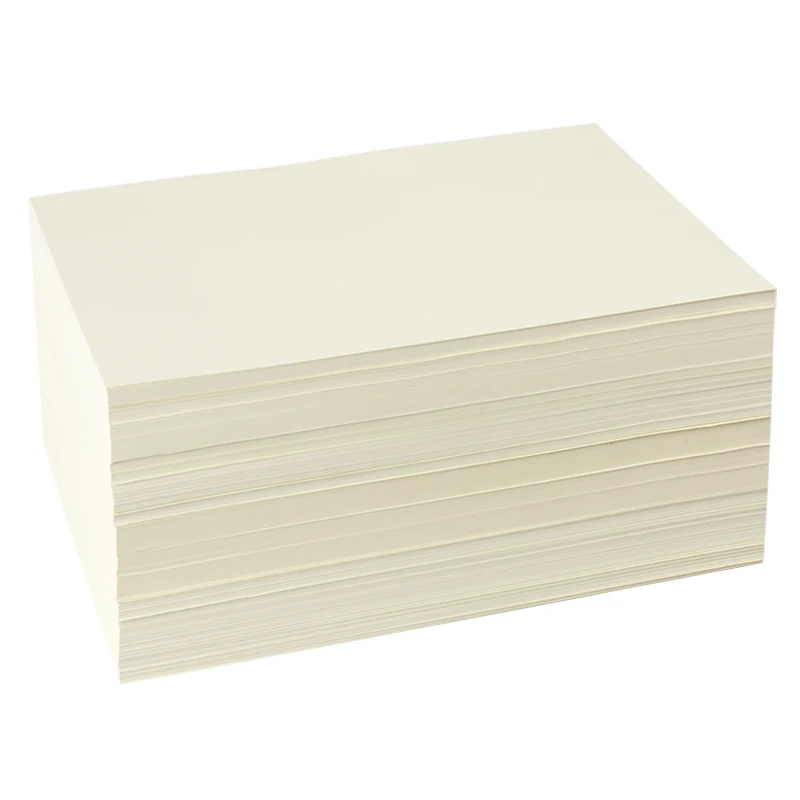 Factory Price 80gsm Matte Uncoated Woodfree Ivory Coated Art Paper Sheets Offset Own Logo Custom White Printing Board Paper