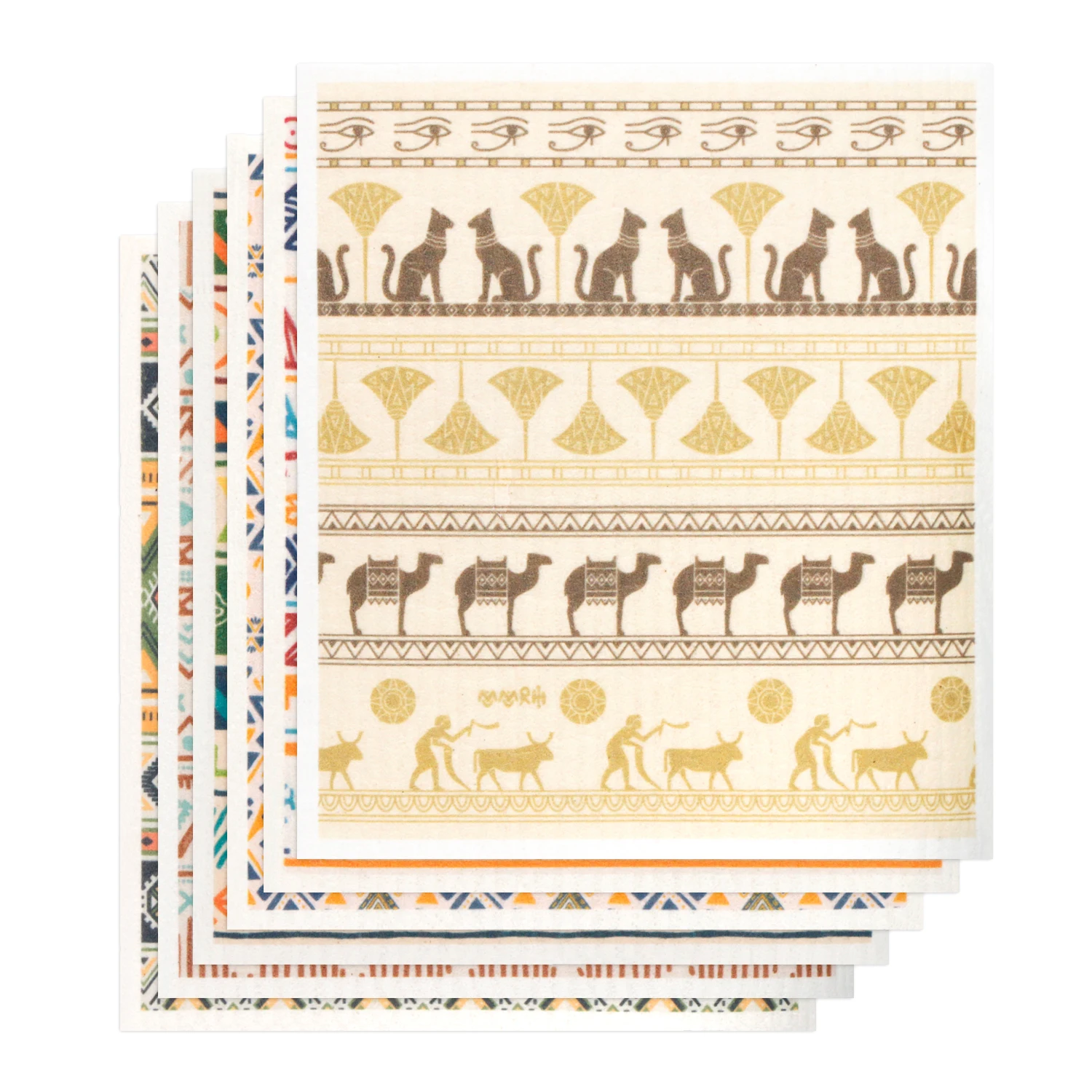 kitchen cleaning products natural wood pulp fiber cloth cellulose cotton dish washing sponge cloth for Kitchen Dish Rags Washing